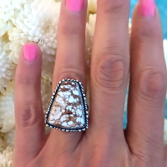 Larimar Inc Jewelry - Wild horse Jasper Gemstone Ring